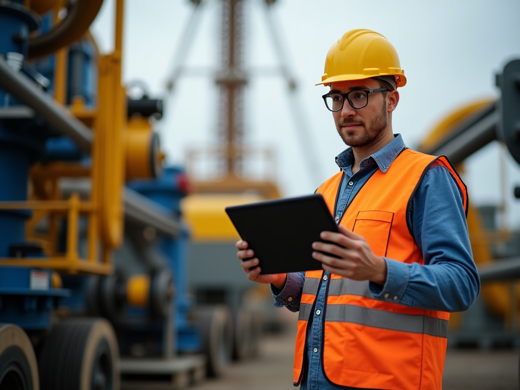 Técnicos especializados trabajando en campo petrolero